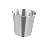 LeeQinersw Cubeta de Hielo Bandeja Enfriadora Recipiente de Palomitas Almacenamiento Bebidas Acero Inoxidable Pared Gruesa Ligera Adecuada para Cumpl, 0.7L Argenta, tal como se describe