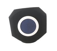 LeeQinersw Cubierta con Bola de Aislamiento Acústico Filtro de Esponja para Reducción de Eco Pantalla de Absorción de Escudo Portátil, Azul