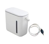 LeeQinersw Cubo de Basura Doble con separación para residuos Secos y húmedos, Incluye Cubo para té. Ideal para el hogar o estudiantil.