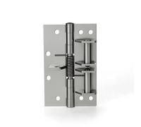 LeeQinersw de Puerta Regulable Automática de Resorte con Cierre Automático y Control de Fuerza y Velocidad Más Posicionamiento a Adecuada para Puertas Internas, Silver