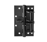 LeeQinersw de Puerta Regulable Automática de Resorte con Cierre Automático y Control de Fuerza y Velocidad Más Posicionamiento a Adecuada para Puertas Internas, Black