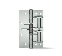 LeeQinersw de Puerta Regulable Automática de Resorte con Cierre Automático y Control de Fuerza y Velocidad Más Posicionamiento a Adecuada para Puertas Internas, Steel Silver