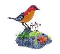 LeeQinersw Descripción de Mascotas Electronic Descripción Decoración de niños IMITACIÓN de Movimiento TABLADO Control de Sonido Canto Canting Chirping Birds