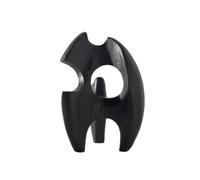 LeeQinersw Escultura Llama Geométrica Estilizada Geométrico Adorno Estante Versátil Estatuilla para, Negro 21x19x29