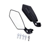 LeeQinersw Espejos Retrovisores Laterales para Manillar de Motocicleta, Montaje en Barra Trasera Exterior.