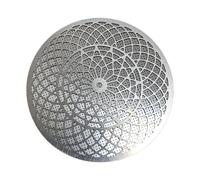 LeeQinersw Espresso Puck Screen Filtro Portafiltro de Máquina de Café Malla Inoxidable Reutilizable Disco Filtrante Pantalla de Ducha Protectora Adecuada para Ca, tal como se describe, 51mm