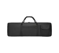 LeeQinersw Estuche para Teclado 61 Teclas Mochila Piano Eléctrico Bolsa Acolchada Impermeable con Diseño Robusto Y Bolsillo Exterior Grande Confeccionada en Oxfo, S