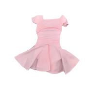LeeQinersw Falda Plisada Muñeca Camisa Miniatura Disfraz Traje Textil para Vestir Figuras Escala 1/6 Adecuado para Decoración Y Regalo de Colección, Rosa