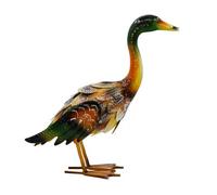 LeeQinersw Figura Ave Acuática Adorable Figura Ave Llamativo, acuática Metal, Rústico, Estatua, para Jardín