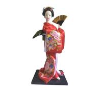 LeeQinersw Figura de Muñeca Kimono de Geisha Japonesa, Regalo para Estantería de Armario Y Sala de Estar.