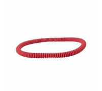 LeeQinersw Fitness Hoop Aro de Cintura Aro de Ejercicio Aro Deportivo Aro de Entrenamiento con Estructura de Resorte y Capa Suave para Rotación Continua y, Rojo, Poliéster