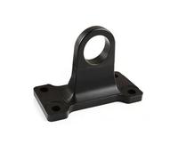 LeeQinersw Gancho Remolque para Coche con Soporte Ingeniería Precisión con Cuatro Pernos Pretaladrados Acuado para Uso Exterior, Negro