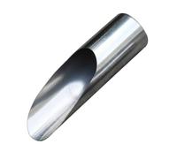 LeeQinersw Gardening Soil Cazo Cuchara para Sustrato Pala de Jardín Herramienta de Relleno de Macetas en Acero Inoxidable Resistente y Fácil de, 17.5cm X 5.1cm