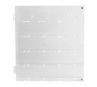 LeeQinersw Golf Ball Display Case Acrílico Transparente Soporte para Bolas de Golf Gabinete Organizador Cinco Estantes Diseño Compacto Adecuado para Coleccionist, L
