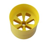LeeQinersw Golf Hole Cup Accesorio Ligero Y Portátil para Golfistas Copa de Hoyo Estándar para Práctica en Green Fabricada en PP Estable Y Adecuada para, Amarillo