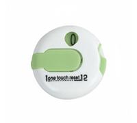 LeeQinersw Golf Score Keeper Marcador Registrador de Golpes con Dial 12 por Hoyo y Botón Central de a Clip Seguro para Guante Gorra Cinturón O Bolsa Compacto