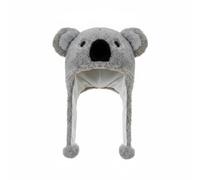 LeeQinersw Gorro Hombre Punto Koala Orejeras Animal Diseño Peluche Suave Tela Gruesa Cobertura Total Protección Cabeza Aislamiento Nylon Adecuado para Exterior Invierno Sociales