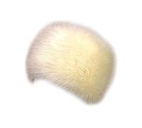 LeeQinersw Gorro Invierno de Peluche Sintético para Mujeres Y Hombres Gorro Cossack Gorro Grueso Cálido Gorro Esquí con Adecuado para en Biciclet, Blanco