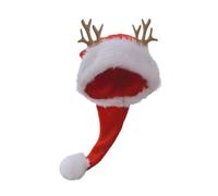 LeeQinersw Gorro Navideño Cómodo de Papá Noel para Juegos de rol, Celebraciones Y Festivales.