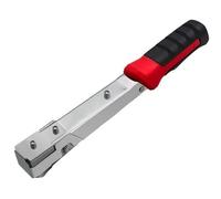LeeQinersw Grapadora de Martillo Manual Grapas Herramienta Tacker Martillo Rendimiento Estable en Proyectos Golpeo Ágil Que Ahorra Agarre Cómodo y, Rojo+Negro
