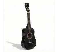 LeeQinersw Guitarra Infantil de 25 Pulgadas Guitarra Juguete Guitarra para Niños Instrumento de Cuerdas Didáctico Madera Sólida Adecuada para Musical Práctica Supervisada Escuela y Hogar