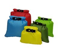 LeeQinersw Juego de 5 Uds. de Bolsas Secas Impermeables, Bolsa de Almacenamiento para Exteriores, Ligera, Resistente, Colores Mezclados, 1,5 L, 2,5 L, 3,5 L, 4,5, Estilo e