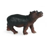 LeeQinersw Juguete de Tela Figura Educativa Animal Realista Adorno Decorativo Material Seguro Adecuado para Enseñanza Escolar Colecciones Infantiles, Hippo M-2353