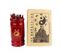 LeeQinersw Kit de Adivinación Del I Ching, Libro de Adivinación Portátil para Fiestas, Viajes Y Hogar.