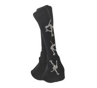 LeeQinersw Leg Warmers Largos para Mujeres Patinadoras Calcetines sobre Cubre Pierna Elástico Y Protector para Invierno Adecuados para Patinaje Artístico, Negro