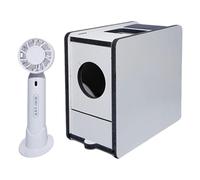 LeeQinersw Limpiador Semillas pájaros Maquina, Removedor de Cascarillas Ventilador Portátil para Alimento Máquina Robusta Madera Flujo Controlado Adecuado para Aviario