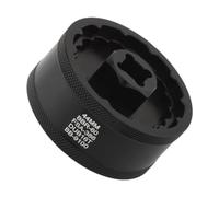 LeeQinersw Llave para Bicicleta Herramienta Profesional para Montaje Y Desmontaje de Ejes de Pedalier Extractor de Cazoleta con 12 Muescas Fabricada en Aleación, Negro