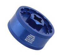 LeeQinersw Llave para Bicicleta Herramienta Profesional para Montaje Y Desmontaje de Ejes de Pedalier Extractor de Cazoleta con 12 Muescas Fabricada en Aleación, Azul