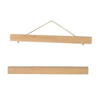 LeeQinersw Marco para Colgar Fotografías con Diseño Magnético de Madera Sólida Sujeta Pósters Cuadros Fotos Mural Fácil Instalación Adecuada para Hogar of, 21cm Ramin Wood, Individual