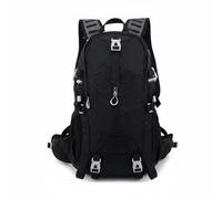 LeeQinersw Mochila de Senderismo Mochila Mochila de Viaje Mochila Táctica con Material Nylon 420D Resistente al Desgaste y al Agua Ergonómico y 25L Ligero, Negro