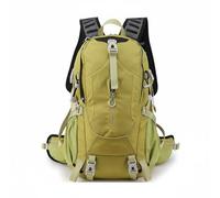 LeeQinersw Mochila de Senderismo Mochila Mochila de Viaje Mochila Táctica con Material Nylon 420D Resistente al Desgaste y al Agua Ergonómico y 25L Ligero, Verde Amarillo