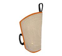 LeeQinersw Mordedor Brazo Dentadura Interactivo Protección Almohadilla Práctica Perro Resistente Tirón Material Yute Adecuado Espacios Educativos, Naranja