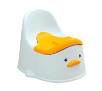 LeeQinersw Orinal Infantil Orinal Entrenamiento Orinal para Niños Silla Orinal Asiento Acolchado Realista con Olla Extraíble de PP Antideslizante Fácil de Limpia, Azul