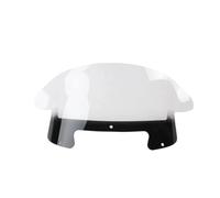 LeeQinersw Parabrisas 10 Pulgadas | Curvo, Impermeable, Parabrisas Motocicleta, para Carretera, Motociclistas, Transparente