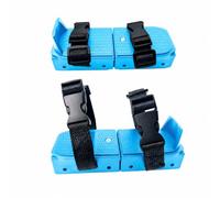 LeeQinersw Patín Hielo Ajustable Doble Hoja Ligero Patín Hielo con Base Texturizada Seguro Protector Patines para Niños