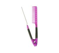 LeeQinersw Peine Alisador Plano para Cabello Cepillo de Peluquería Multifuncional Hecho en PP Resistente a Temperaturas Adecuado para Viaje Salón Hogar Ofi, PÚrpura