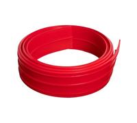 LeeQinersw Pista de Carreras Flexible con rampa, Multiusos, cumpleaños. Fácil de Guardar. para niños a Partir de 3 años. Juguete Flexible, Rojo, 5m