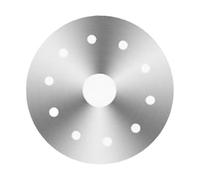 LeeQinersw Placa Difusora de Bandeja Adaptadora para Inducción Placa de Descongelación Efectiva y Utensilio Práctico en Acero Inoxidable Indicada para, 13cm