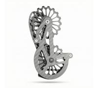 LeeQinersw Polea de Cambio Trasero Bicicleta Jaula de Desviador Rueda Guía Rodillo Grande en Fibra de Carbono con Soporte Metálico para Montaje Seguro y, Color to 2