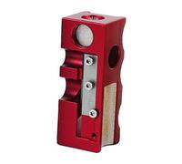 LeeQinersw Pool Cue Tip Shaper Herramienta 12 en 1 para Pulido Y Recorte de Puntas de Taco Accesorio Profesional de Aleación Resistente Adecuado para Entrenamien, Rojo