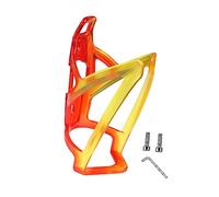 LeeQinersw Portabidón para Bicicleta Porta Botellas Jaula de Agua Accesorio de Ciclismo Material PC Diseño Antideslizante Universal Adecuado para, Rojo Amarillo