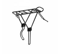 LeeQinersw Portabultos Trasero de Bicicleta Parrilla Portaequipaje Soporte Transportín con Base Ancha para Alforjas y Mochilas Aleación de Aluminio de Alta, Ajustable