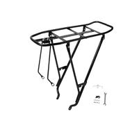 LeeQinersw Portaequipajes Trasero para Bicicleta Soporte Portabultos Estante de Equipaje Portapaquetes de Acero Resistente Fácil de Montar Adecuado para Ciclismo, Sin Ajuste