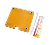 LeeQinersw Prensa para Raquetas de Tenis de Mesa Herramienta Presionadora de Gomas Rodillo Aplicador Manual Accesorio de Raqueta Compacto Apto para Clubes Torneo