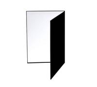 LeeQinersw Reflector de luz 3 en 1 de cartón, difusor de luz Plegable multifunción A4, Reflector para fotografía de Alimentos para Estudio fotográfico.