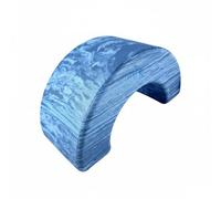 LeeQinersw Rodillo de Espuma para Fitness Rodillo Pilates Bloque Contorneado Soporte Cervical Almohadilla Ergonómica de Espuma para Estiramientos Suaves y, Azul, Suave